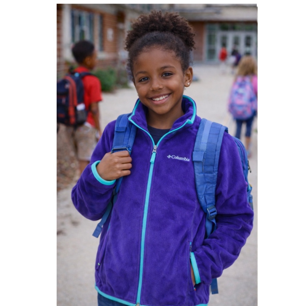 Columbia Girl’s Pearl Plush Grape Fleece Jacket